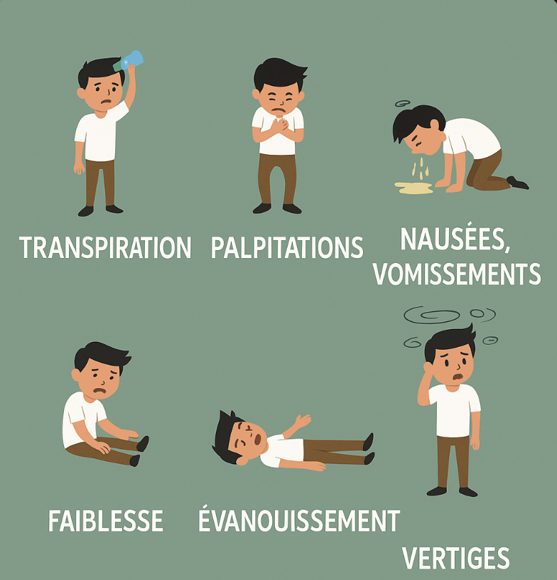 Illustration des symptômes